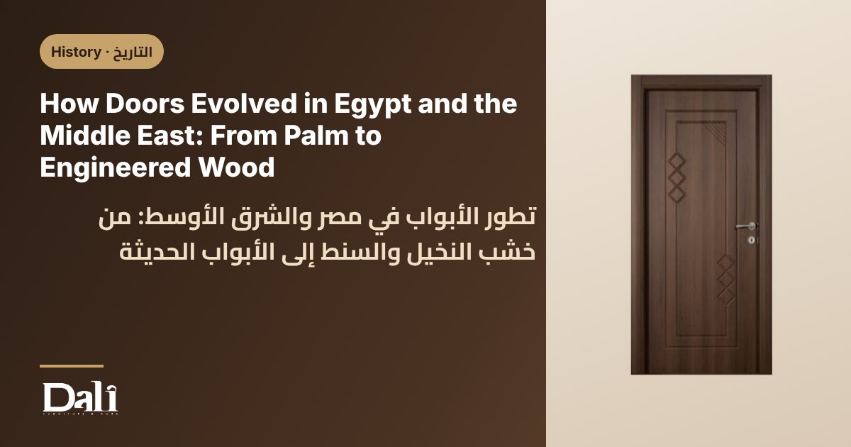 How Doors Evolved in Egypt and the Middle East: From Palm to Engineered Wood