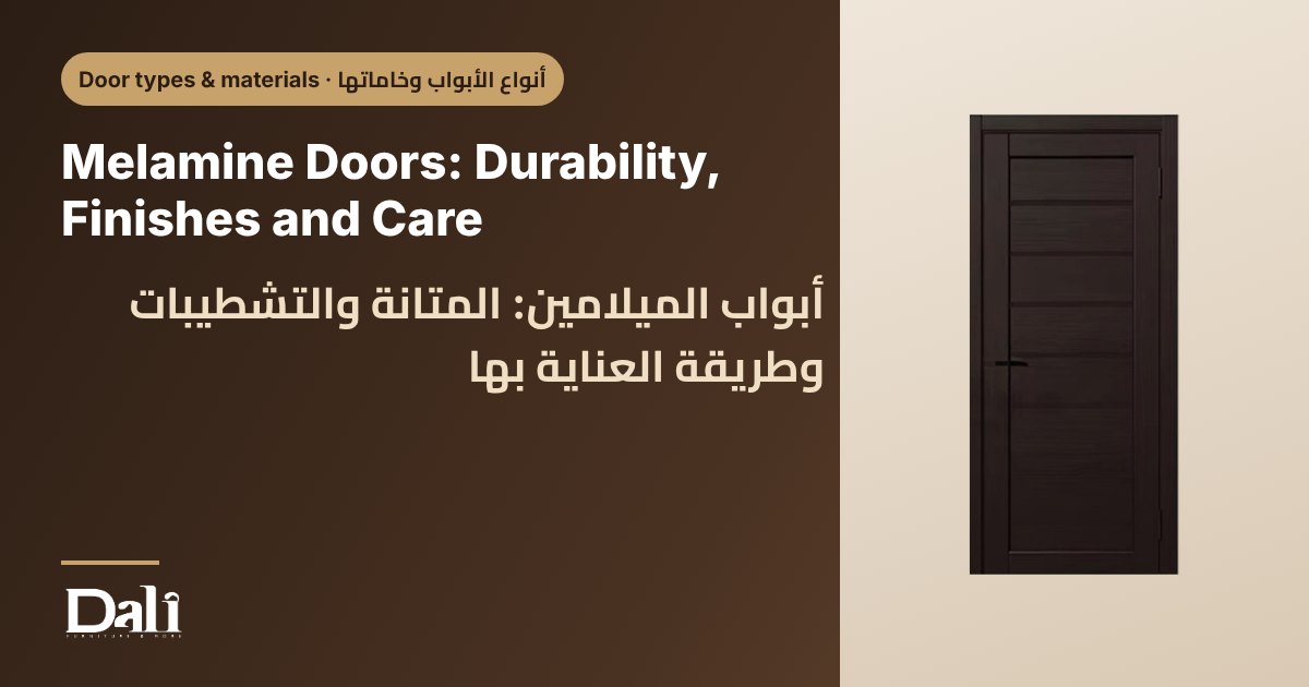 Melamine Doors: Durability, Finishes and Care