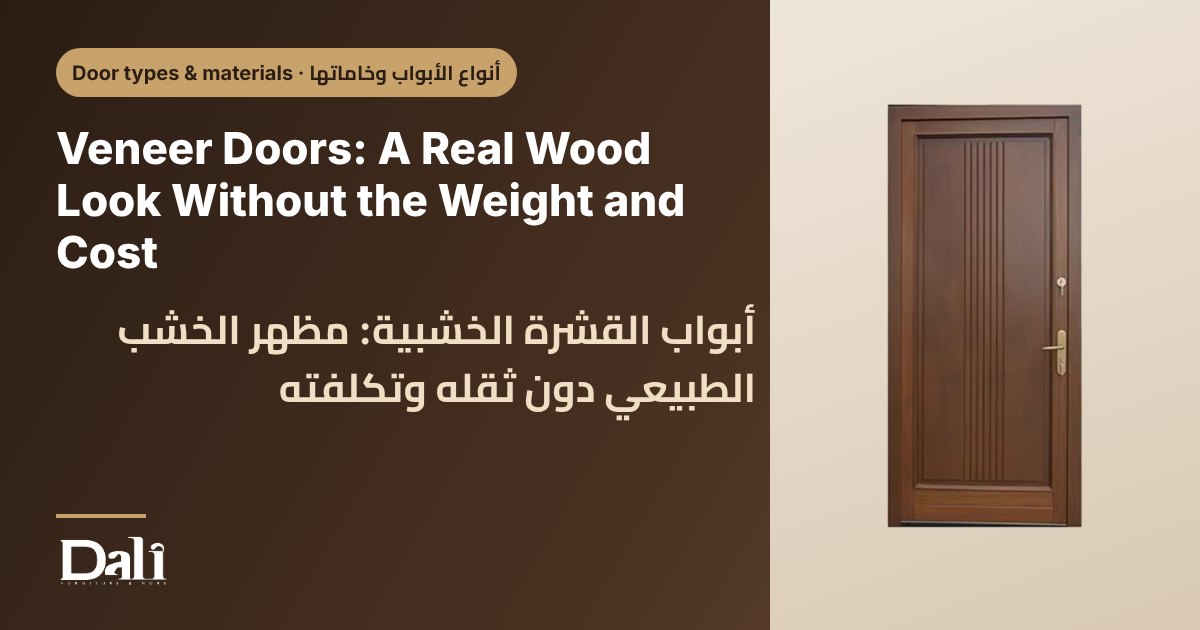 Veneer Doors: A Real Wood Look Without the Weight and Cost