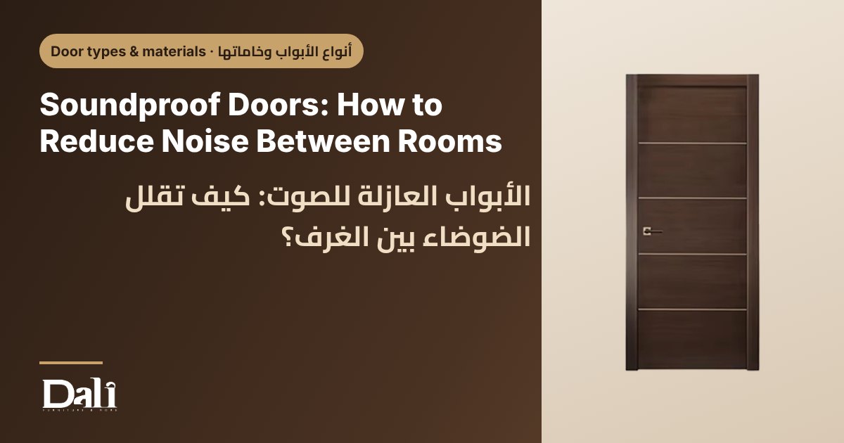 Soundproof Doors: How to Reduce Noise Between Rooms
