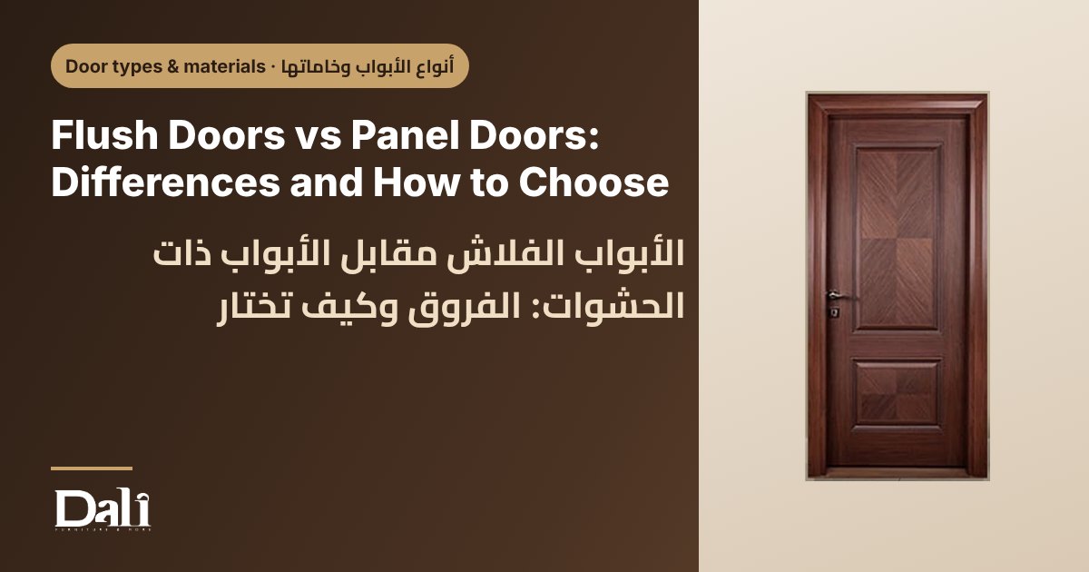 Flush Doors vs Panel Doors: Differences and How to Choose