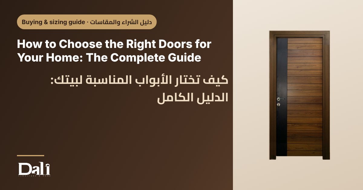 How to Choose the Right Doors for Your Home: The Complete Guide