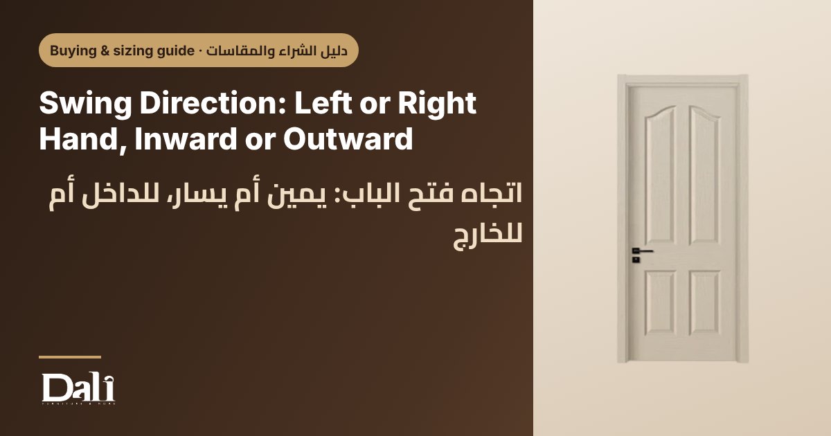 Swing Direction: Left or Right Hand, Inward or Outward