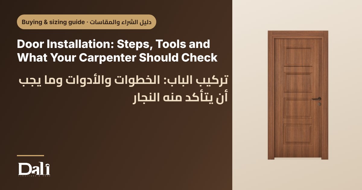 Door Installation: Steps, Tools and What Your Carpenter Should Check