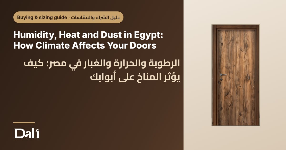 Humidity, Heat and Dust in Egypt: How Climate Affects Your Doors
