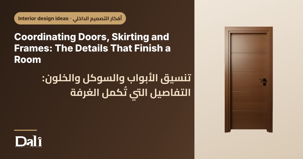 Coordinating Doors, Skirting and Frames: The Details That Finish a Room